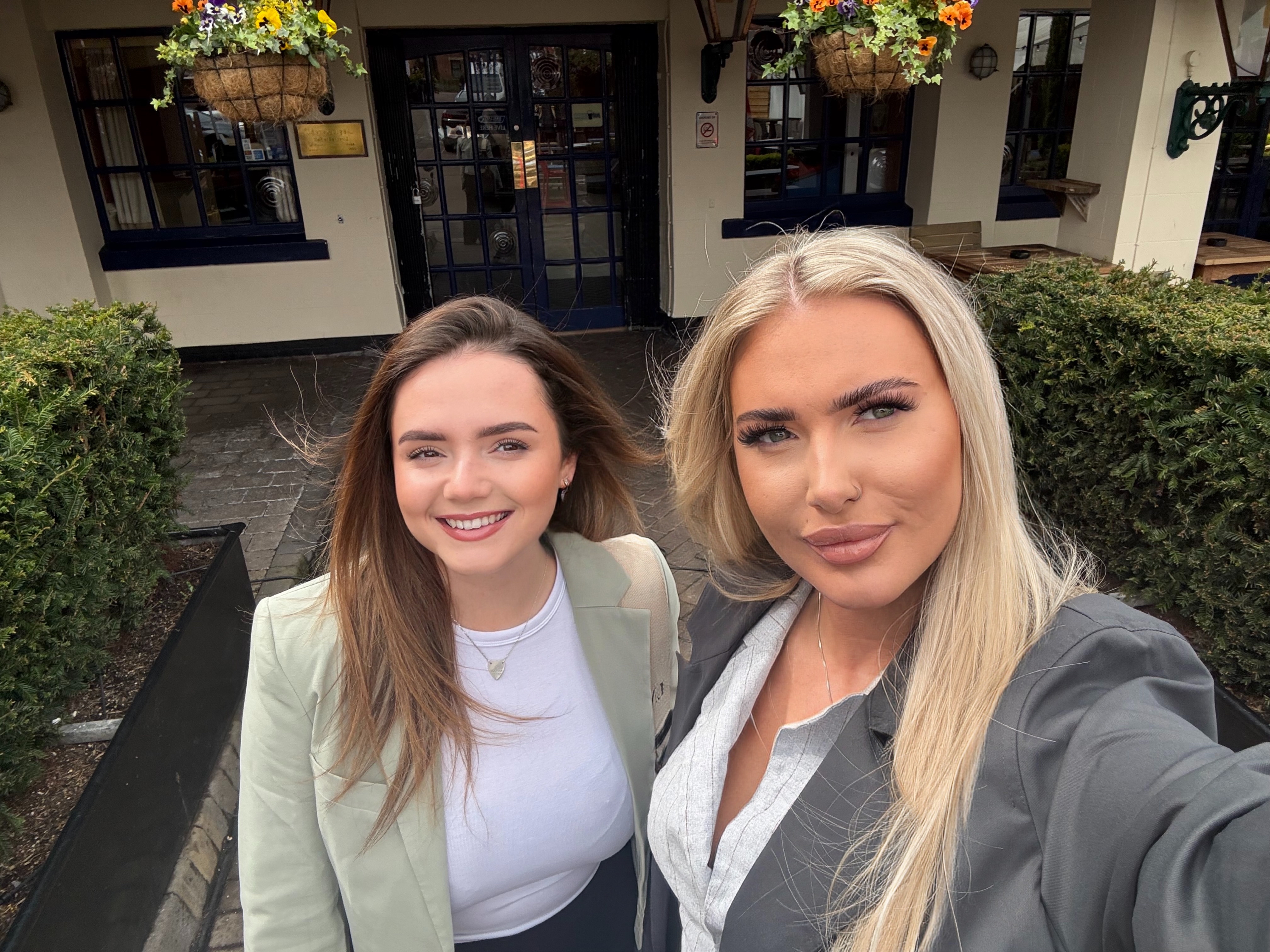 Out and about with clients